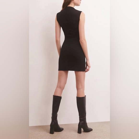 Sleek Black Sheath Mini Dress | Size Small - Picture 2 of 6